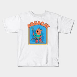 AQUACAT Kids T-Shirt